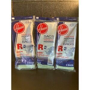 Vtg Hoover Type R Vacuum Bags Genuine OEM PortaPower Tempo Sprint LOT 3 4010063R